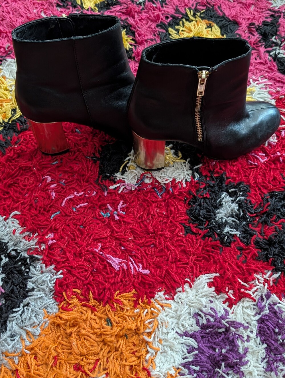 Lord & Taylor Black Leather Boots